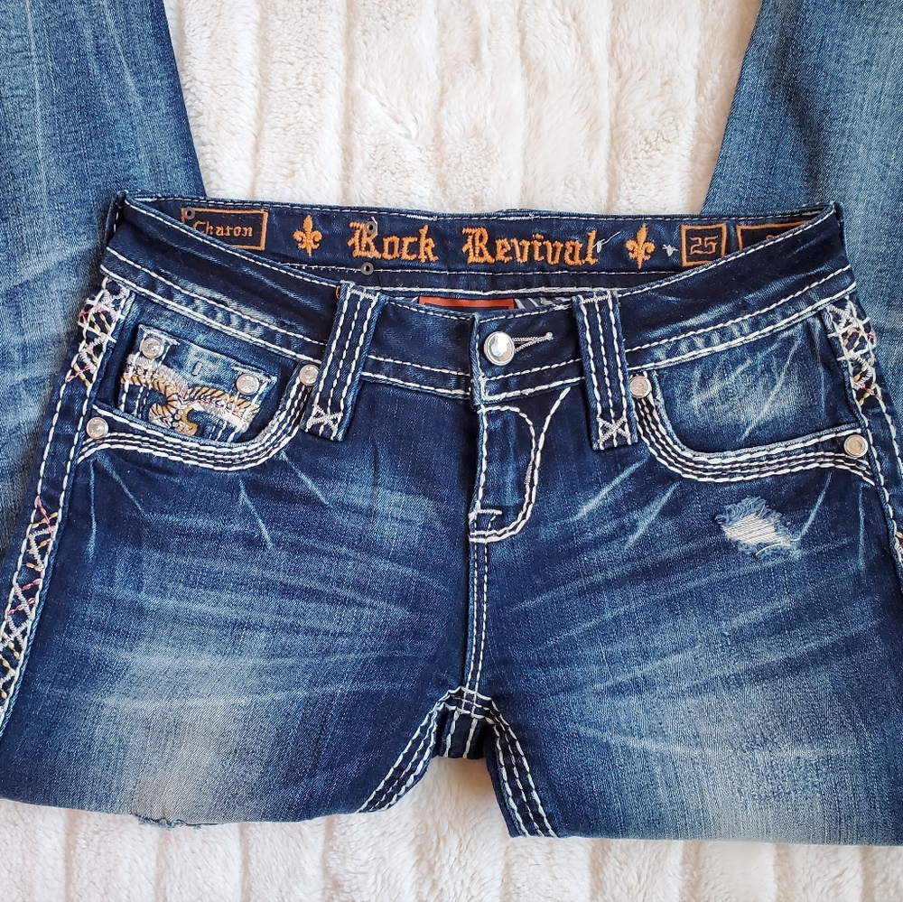 Rock Revival Charon Skinny Stretch Jean - Picture 2 of 10